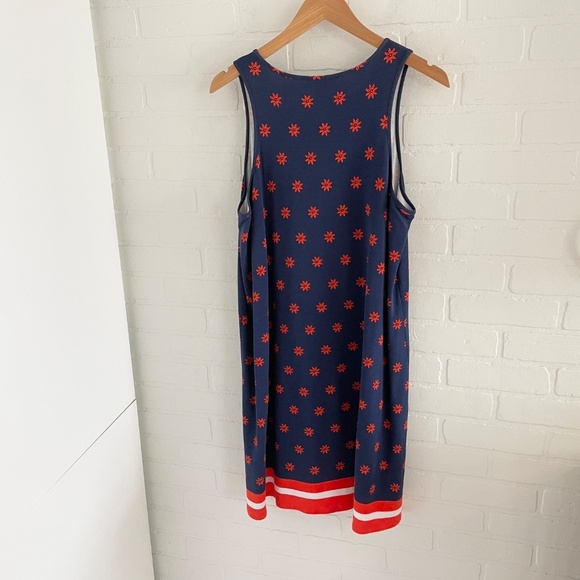 NWT Hatley Bella Tank Dress Navy Orange Floral Coastal Mod Coquette XL - Picture 6 of 8